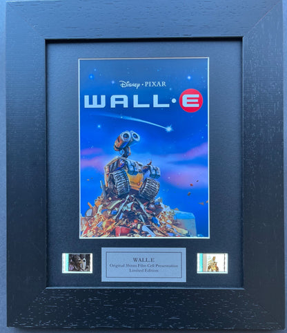 Hand crafted display featuring original 35mm film cells for a WALL.E of 2008 fan