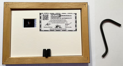 Hand crafted display featuring original Mini 35mm film cells for APT PUPIL fans