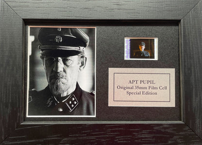 Hand crafted display featuring original Mini 35mm film cells for APT PUPIL fans