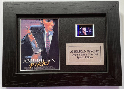 Handmade display featuring original Mini film cell for an American Psycho fan v2
