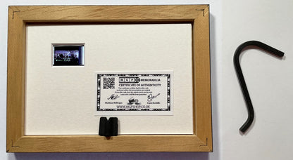 Hand Crafted display featuring original Mini film cell for an American Psycho fan