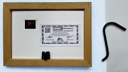 Handmade gift featuring original Mini 35mm filmcells for a Conspiracy Theory fan