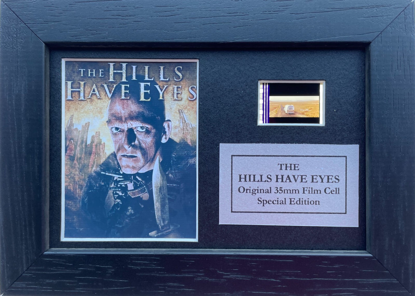 Hand Crafted display inc original Mini filmcells for The HILLS HAVE EYES fans v1