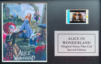 Handmade display inc original Mini 35mm film cells for ALICE IN WONDERLAND fans