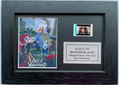 Handmade display inc original Mini 35mm film cells for ALICE IN WONDERLAND fans
