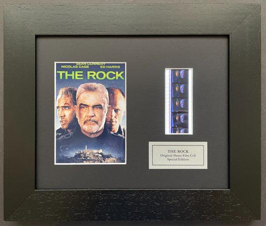 THE ROCK Original 35mm Film Cells set within Quality Wood Frame + COA