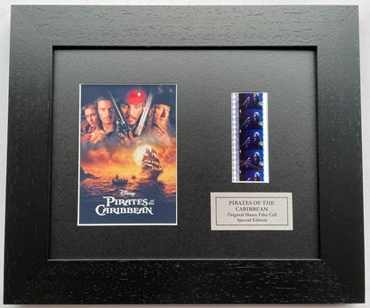 Handmade display featuring original film cells for PIRATES of The CARIBBEAN fans