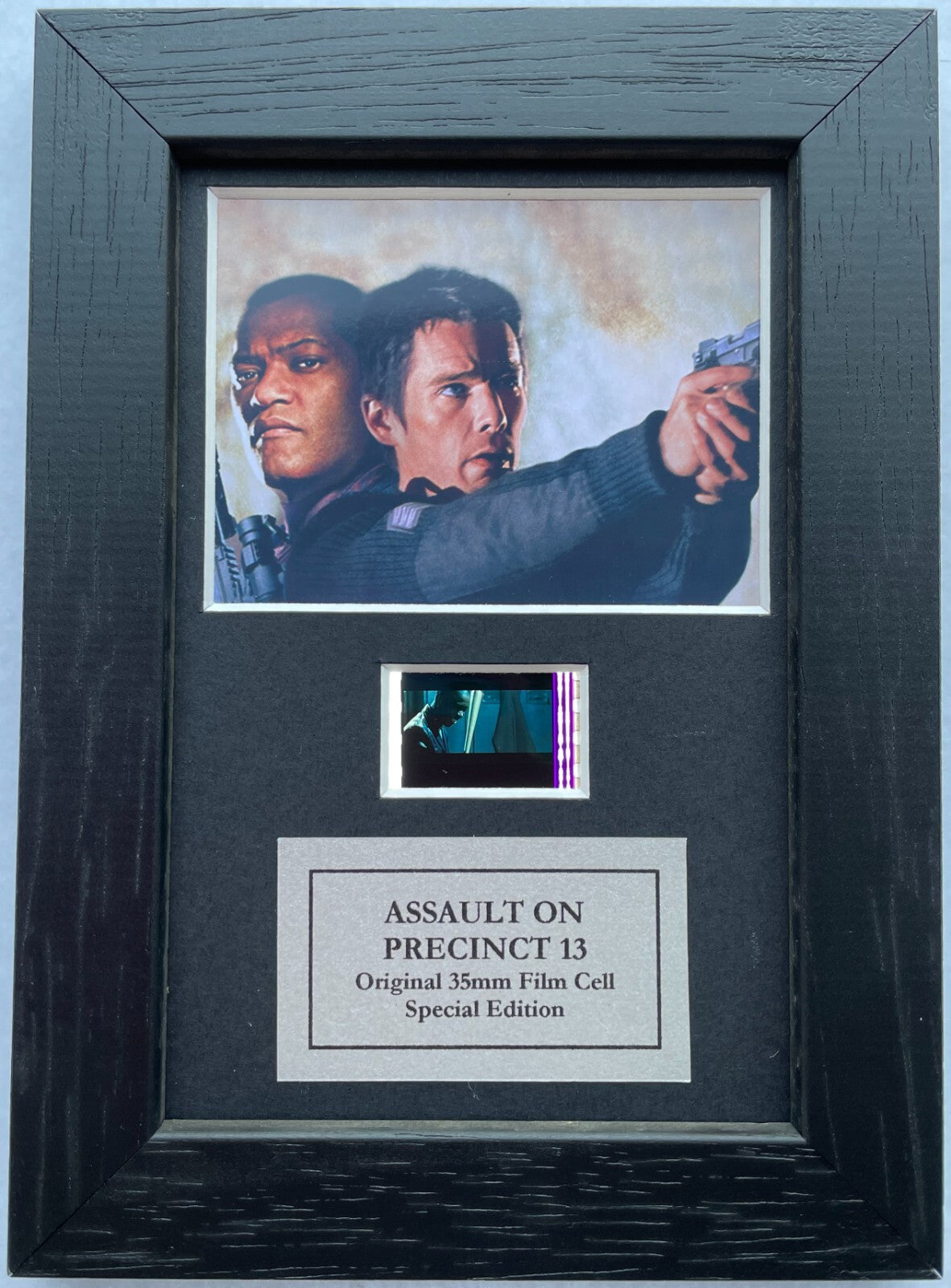 ASSAULT ON PRECINCT 13 Original Mini 35mm Film Cells in Quality Wood Frame
 v1