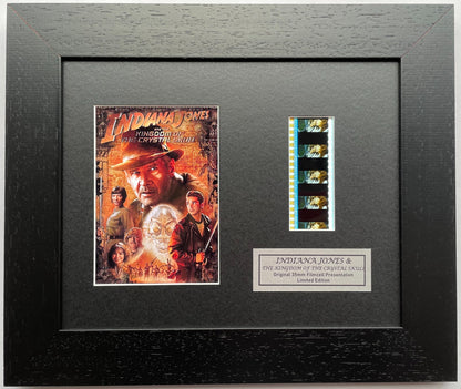 INDIANA JONES (Crystal Skull) Original 35mm Film Cells set in Quality Wood Frame