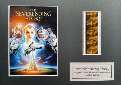 Hand crafted display inc original 35mm film cell for a The NeverEnding Story fan