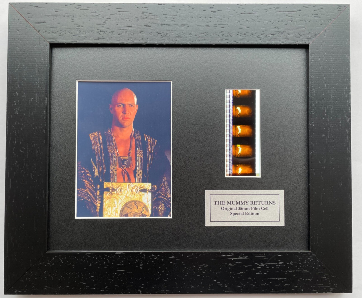 THE MUMMY RETURNS Original 35mm Film Cells set within Quality Wood Frame + COA