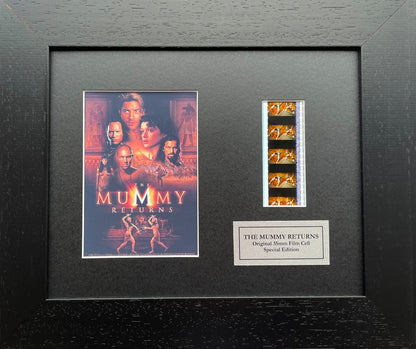 THE MUMMY RETURNS Original 35mm Film Cells set within Quality Wood Frame COA v3