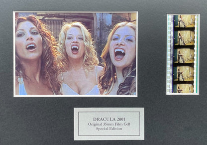 Hand crafted display featuring original 35mm film cells for DRACULA 2000 fans v2