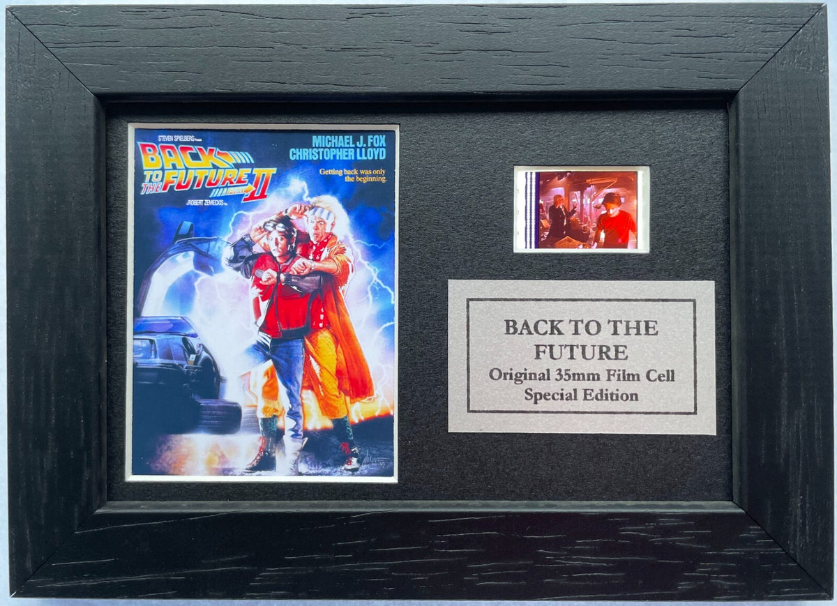 BACK To The FUTURE II (1989) Original Mini 35mm film Cell Memorabilia + Coa