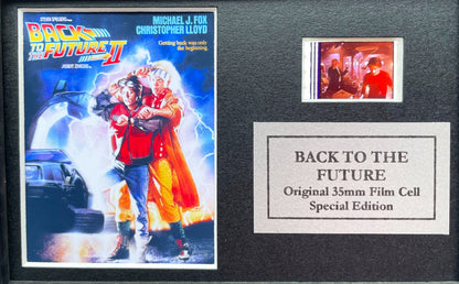 BACK To The FUTURE II (1989) Original Mini 35mm film Cell Memorabilia + Coa