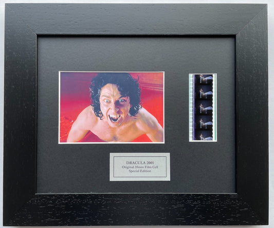Hand crafted display featuring original 35mm film cells for DRACULA 2000 fans v1