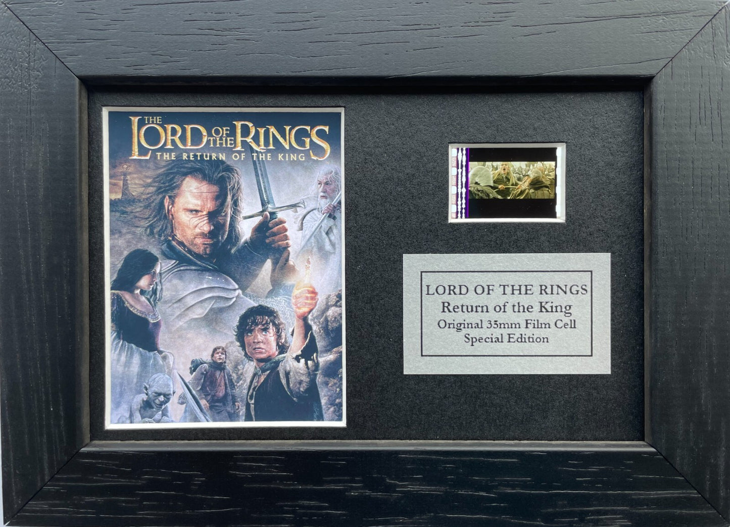 Handmade gift inc original Mini film cell for LOTR - RETURN of The KING fans v1