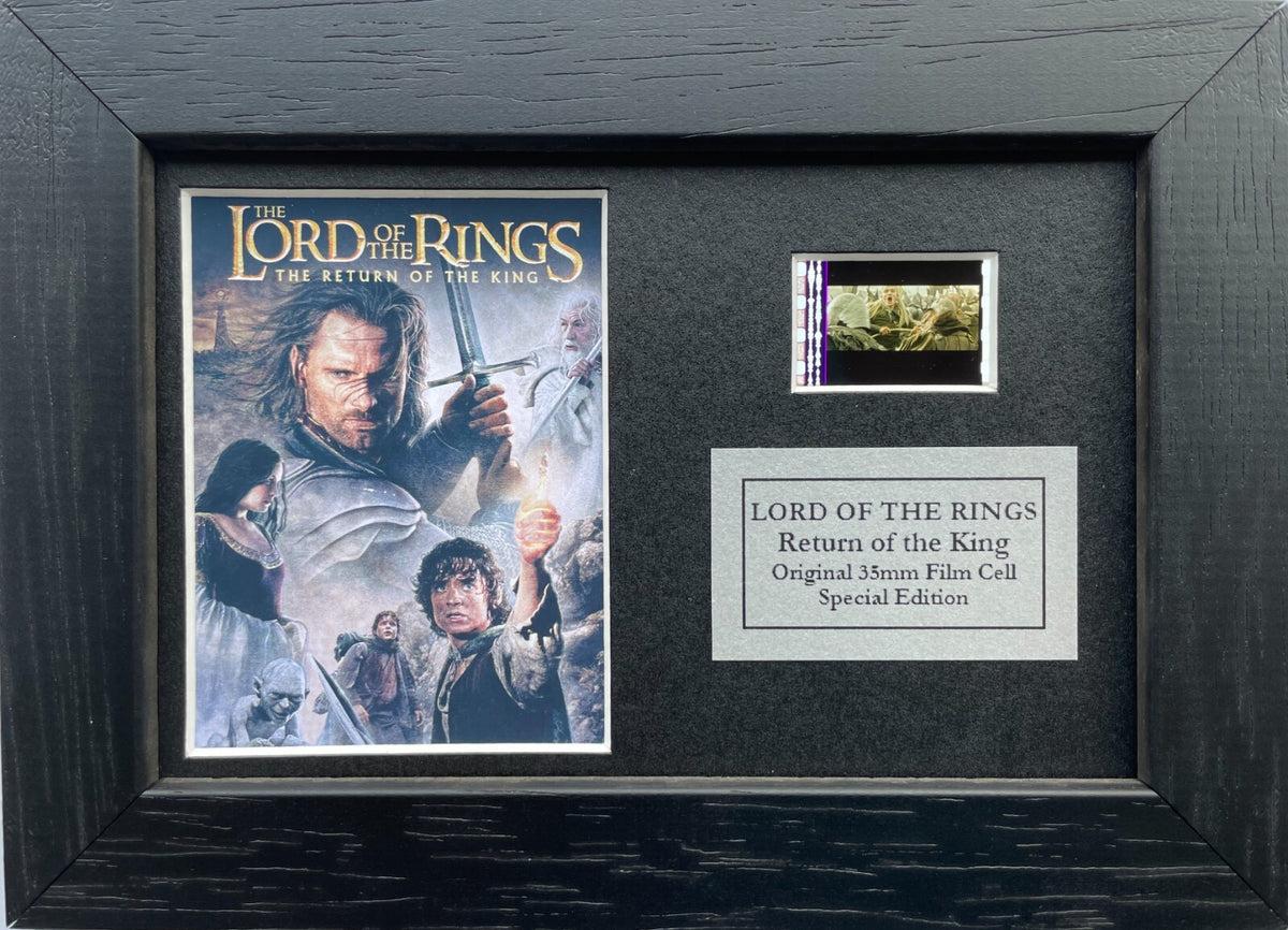 Handmade gift inc original Mini film cell for LOTR - RETURN of The KING fans v1
