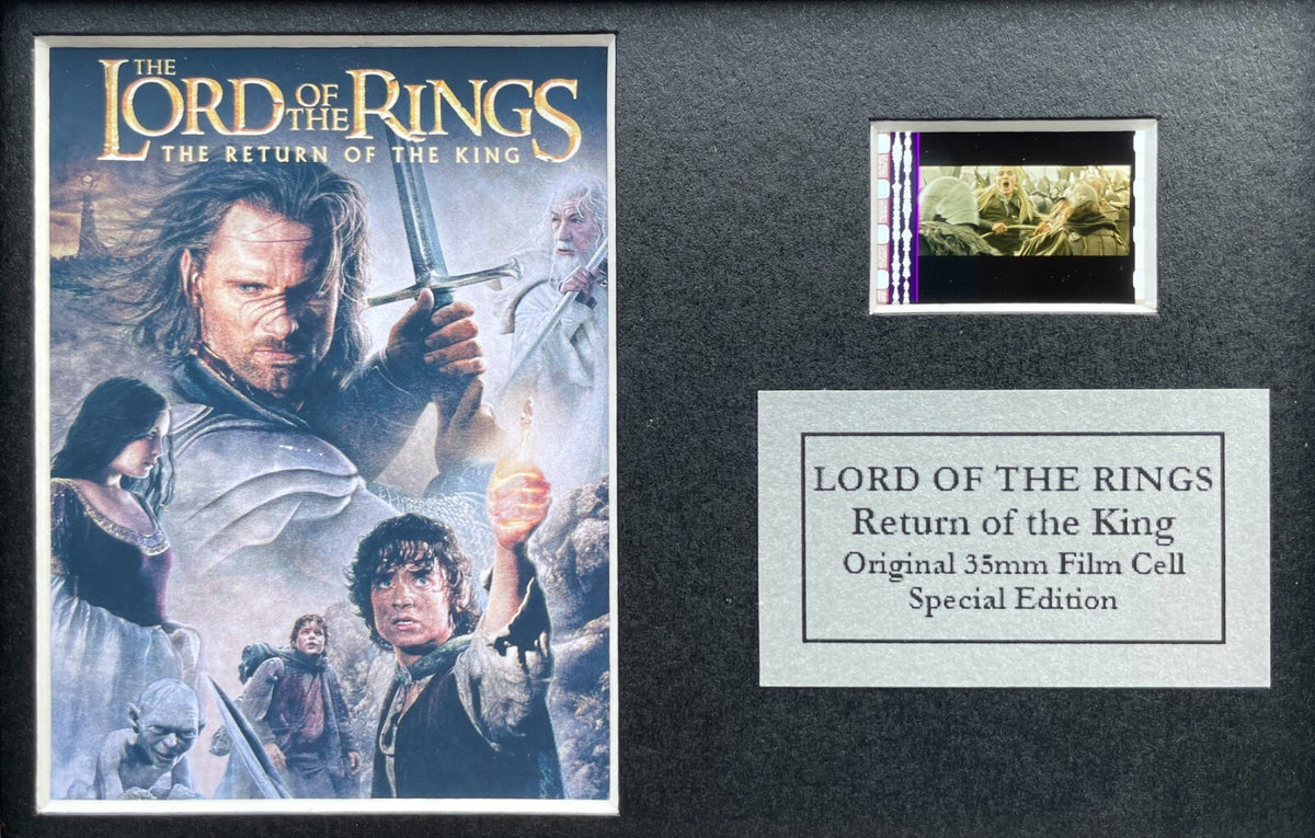 Handmade gift inc original Mini film cell for LOTR - RETURN of The KING fans v1