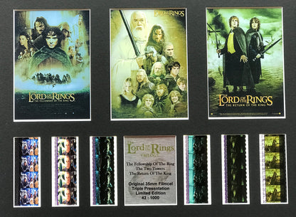 Hand crafted display featuring original film cells for Lord of The Rings fans v1