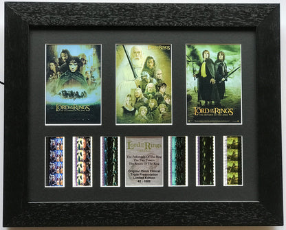 Hand crafted display featuring original film cells for Lord of The Rings fans v1