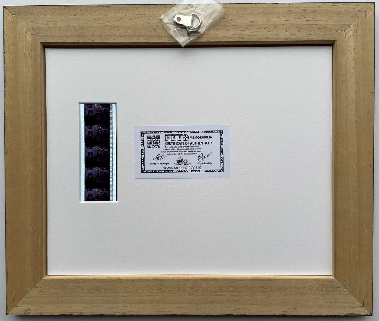 Handmade display featuring original 35mmfilm cells for a NIGHT CREATURES fan v2