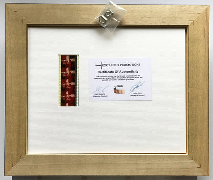 Hand crafted display featuring original 35mm film cells for Terminator 2 fans v2