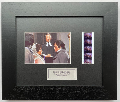Hand Crafted Original film cells NIGHT CREATURES Oliver Reed & Peter Cushing  v1