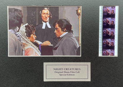 Hand Crafted Original film cells NIGHT CREATURES Oliver Reed & Peter Cushing  v1