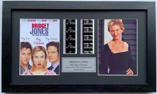 Hand crafted display featuring original filmcells for BRIDGET JONES'S DIARY fans