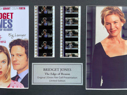 Hand crafted display featuring original filmcells for BRIDGET JONES'S DIARY fans