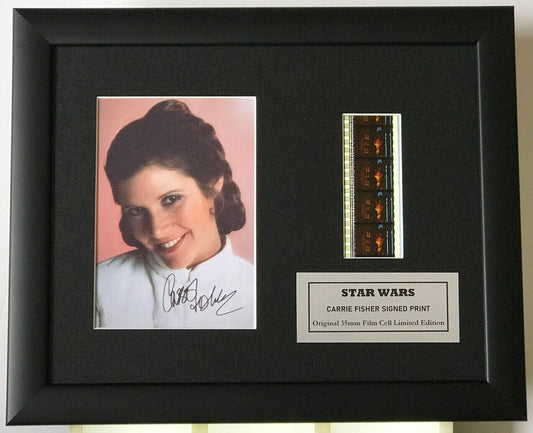 Handmade gift featuring original 35mm film cells for a Star Wars Ep IV fan vSR2