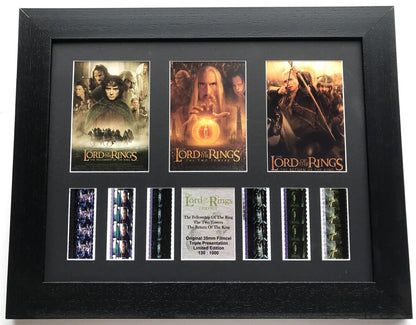 Hand crafted display featuring original filmcells for Lord of The Rings fans  v5