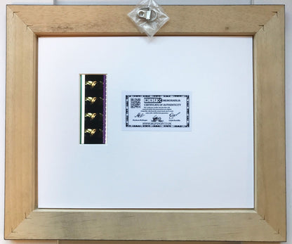 Handmade display featuring original 35mm film cells for a BATMAN BEGINS fan v1