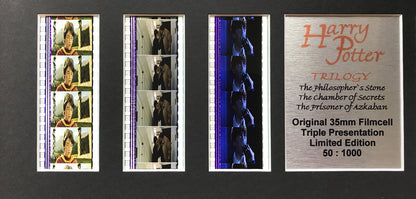 Hand crafted display featuring original 35mm filmcells for HARRY POTTER fans vT1