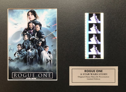 Handmade display inc original 35mm film cells for a STAR WARS Rogue One fan v1