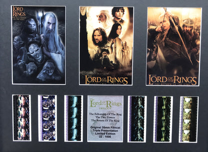 Hand Crafted display featuring original film cells for Lord of The Rings fans v6