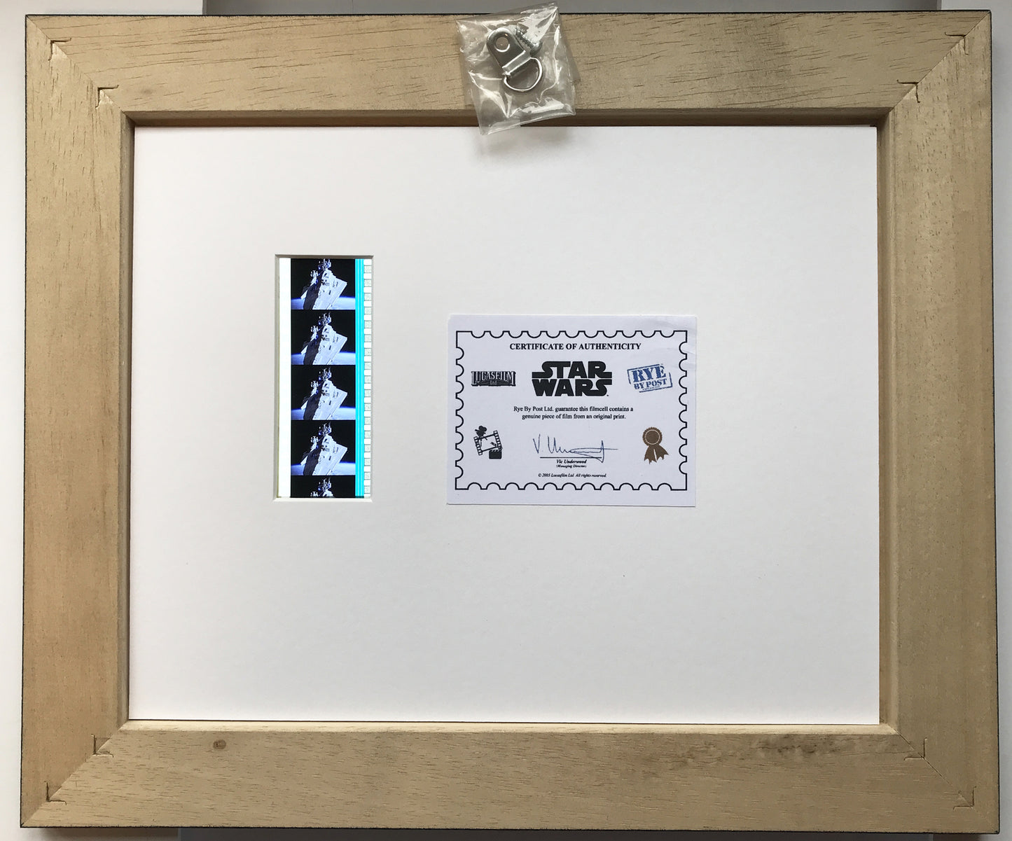 Handmade display inc original 35mm film cells for a STAR WARS Rogue One fan v1
