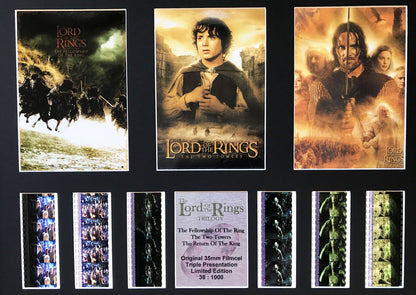 Hand crafted display featuring original film cells for Lord of The Rings fans v3