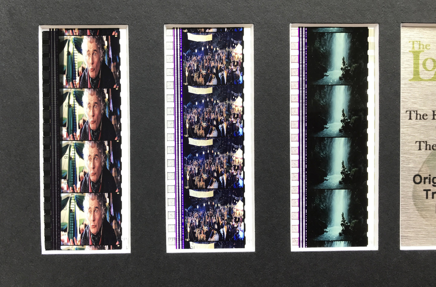 Hand Crafted display featuring original film cells for Lord of The Rings fans v6
