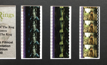 Hand Crafted display featuring original film cells for Lord of The Rings fans v6