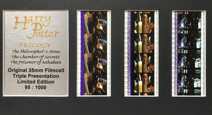 Hand crafted display featuring original film cells for a HARRY POTTER fan vT2