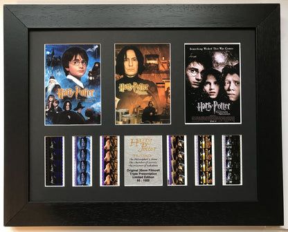 Hand crafted display featuring original film cells for a HARRY POTTER fan vT2