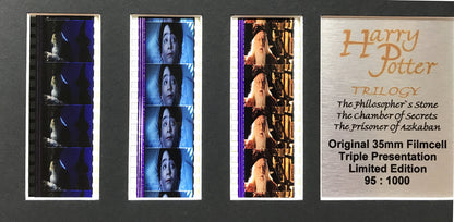 Hand crafted display featuring original film cells for a HARRY POTTER fan vT2