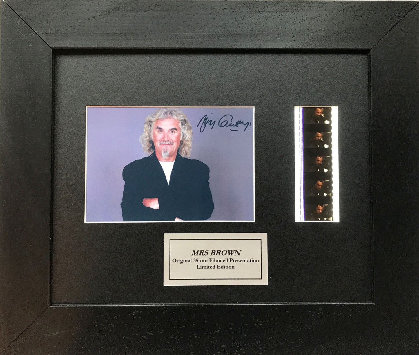 Handmade gift featuring original filmcells for Mrs BROWN fans + Billy Connolly