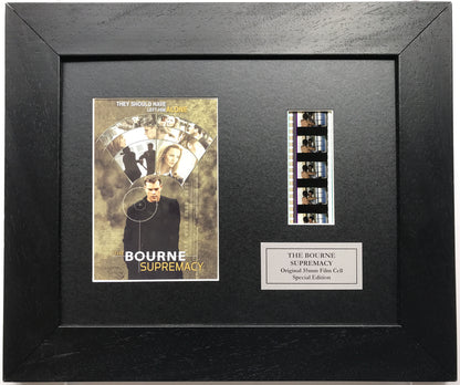 Handmade display featuring original film cell for THE BOURNE SUPREMACY fans v1