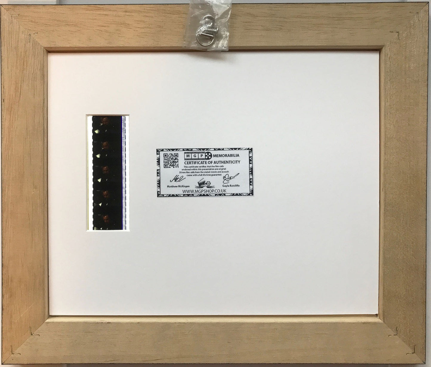 Handmade gift featuring original filmcells for Mrs BROWN fans + Billy Connolly