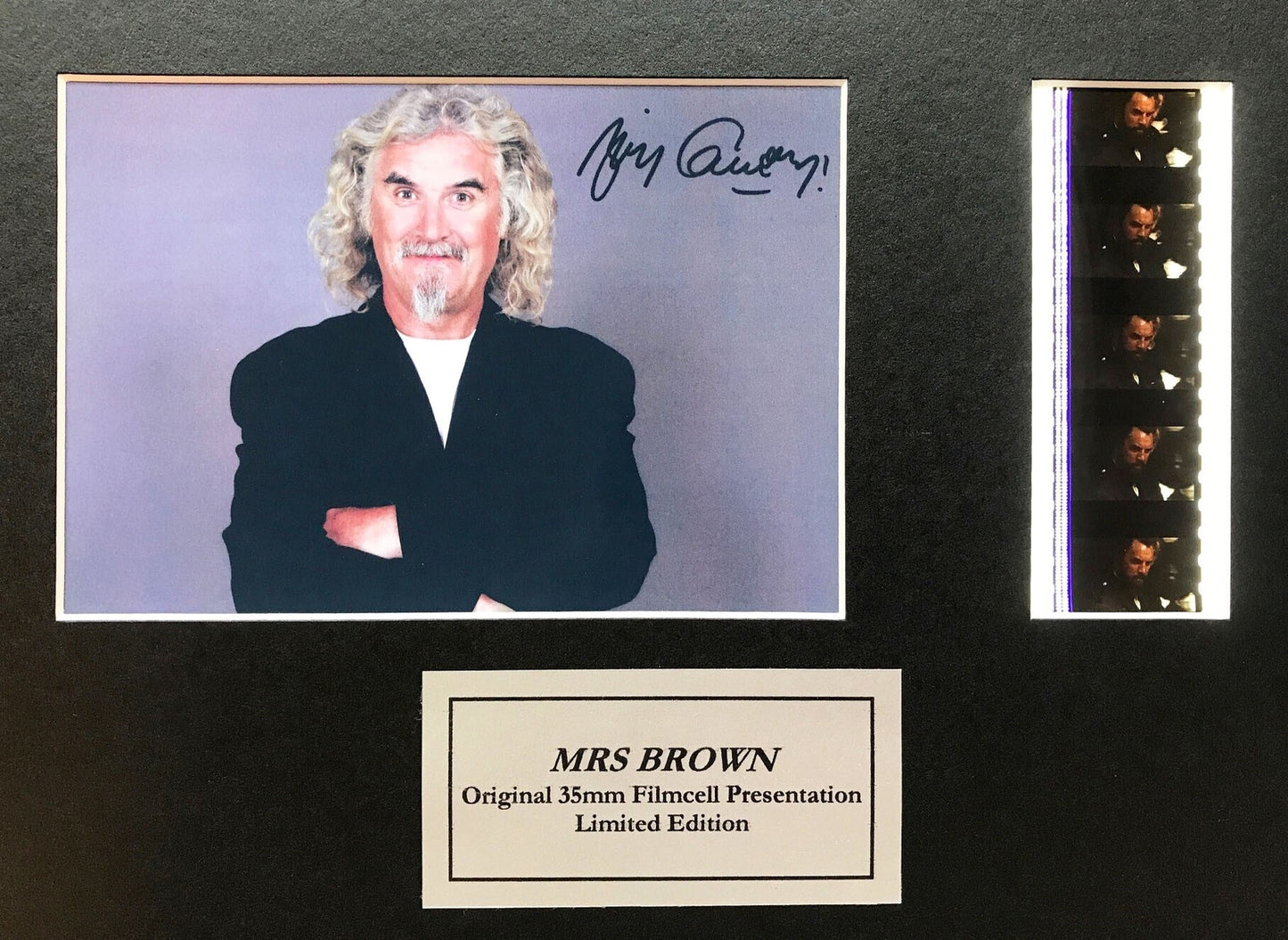 Handmade gift featuring original filmcells for Mrs BROWN fans + Billy Connolly