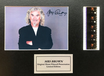 Handmade gift featuring original filmcells for Mrs BROWN fans + Billy Connolly