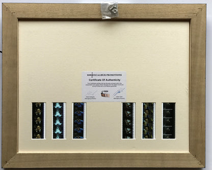 Hand crafted display featuring original 35mm film cells for THE FUGITIVE fans v3